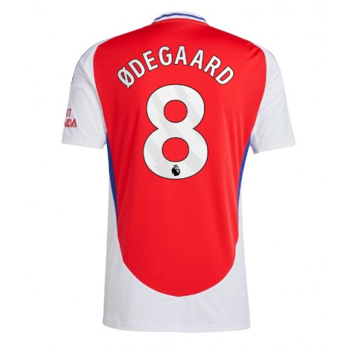 Fotbalové Dres Arsenal Martin Odegaard #8 Domácí 2024-25 Krátký Rukáv